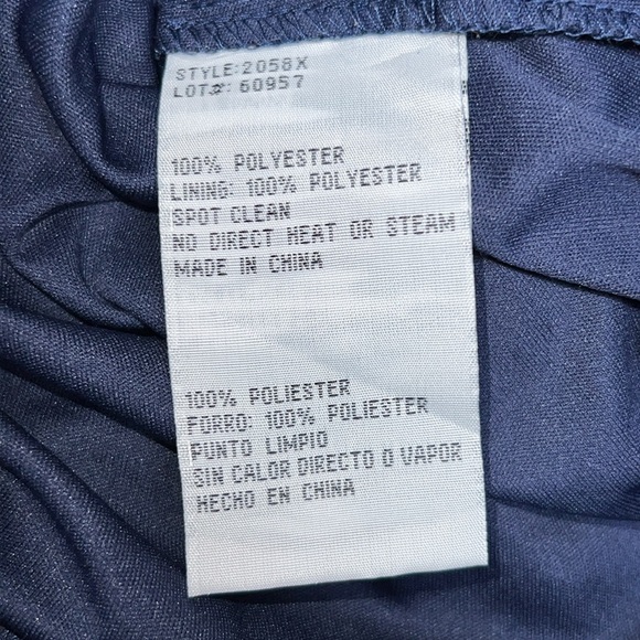 Aqua formal off the shoulders embellished lace gown size 10 - Picture 14 of 15